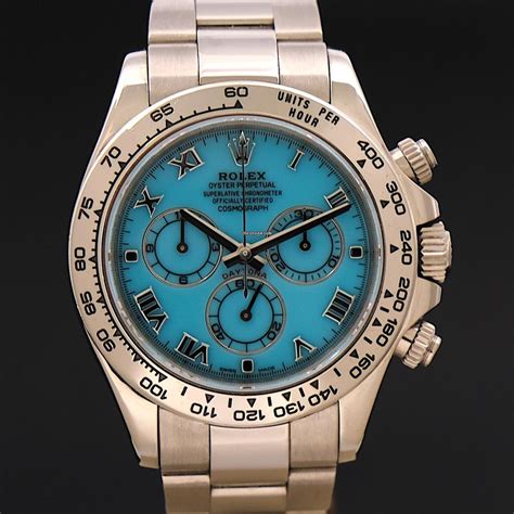 rolex daytona platinum tiffany dial|rolex tiffany blue 41mm.